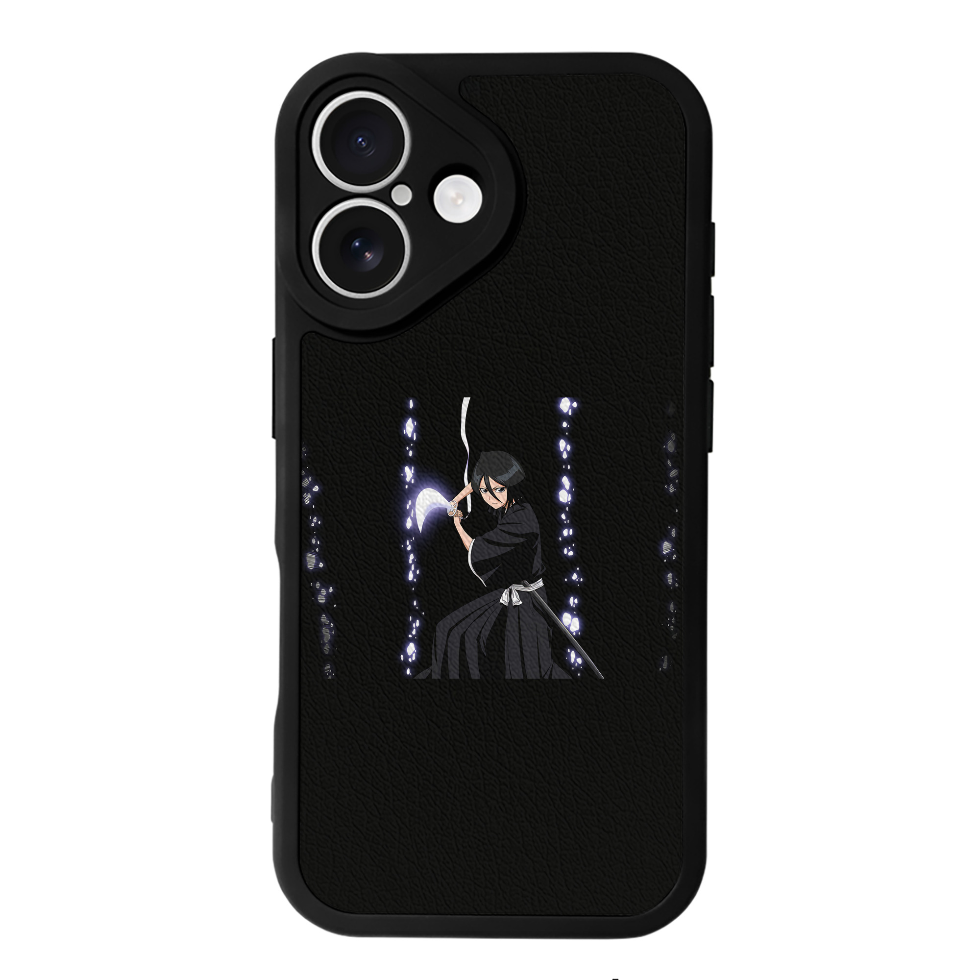 （画像用） ブリーチ 朽木ルキア BLEACH Kuchiki Rukia 【iPhone 16シリーズ対応】シリコンスマホケース（レザー調） 材質：シリコン